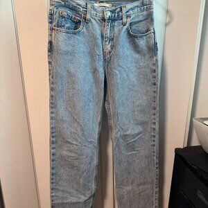 LEVIS JEANS LOW PRO STRAIGHT SIZE 25 100% COTTON